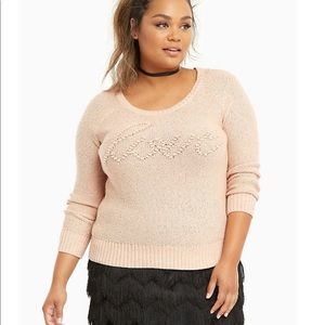 Love sweater! Light pink